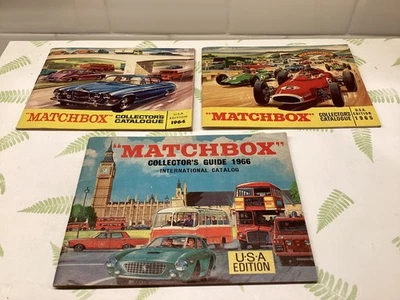 Original Vintage Matchbox Collectors Catalogs 1964 & 1965 & 1966 U.S.A. Editions - Image 1 of 2