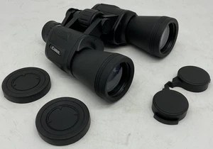Canon 20x50 Binoculars Field 8.2° H Bak-4 Prism Black + Lens Caps FAST SHIPPING - Picture 1 of 15