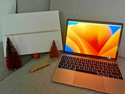 MacBook 12" Mid-2017 Gold 8GB RAM 256GB SSD QWERTZ/DE Core m3 Wie Neu ! In OVP ! - Bild 1 von 4