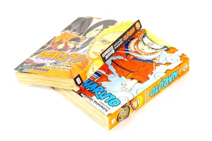 NARUTO Paperback Book Lot Naruto 3 in 1 & Seventh Hokage And The Scarlet Spring - Foto 1 di 13