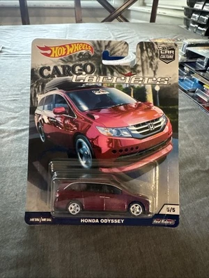 Hot Wheels Honda Odyssey 2018 Cargo Carriers 5/5 Car Culture (pliegue A) Foto 1 de 3