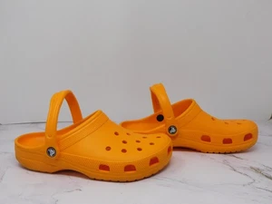 Crocs Adult Unisex Orange Clogs Size Men's 8 / Women's 10 - Picture 1 of 10