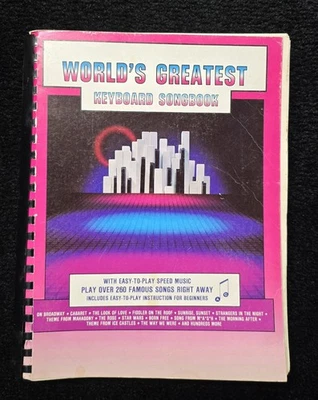 Libro de canciones EZ Play enorme teclado piano partituras 260 canciones comienzan todas las ocasiones Foto 1 de 4