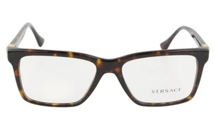 VERSACE 3328 Men Eyeglasses OS Animal Print Frames Transparent Lenses RRP€199 - Picture 1 of 8