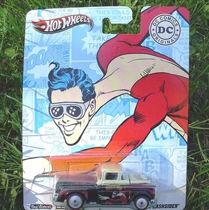 1956 FLASHSIDER TRUCK Real Riders HW DC fumetto uomo plastica METALLO/METALLO NUOVO-SIGILLATO - Foto 1 di 3