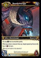 WOW WARCRAFT TCG SCOURGEWAR RARE : DEATHCHARGER