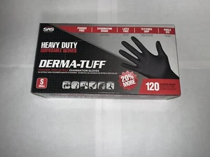 66581 Derma-Tuff Small Size 120 Count Powder Free Latex Free - Picture 1 of 2
