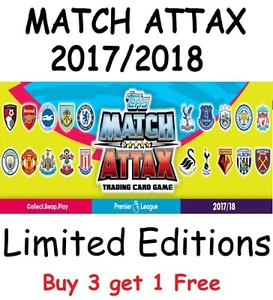 Match Attax 2017/18 edición limitada 17/18 2017/2018 ediciones Luiz Agüero Pogba - Imagen 1 de 15