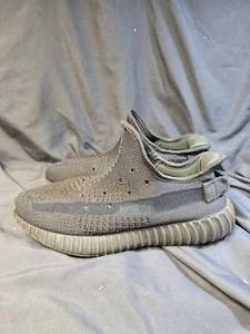 Sneakers Yeezy x Adidas Marrone Maglia Tessuto Boost 350 V2 Terra Taglia 8,5 Senza Lacci - Foto 1 di 7