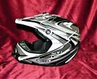 GMAX DOT FMVSS218 46 Y1 Vented Helmet YF Design black/white/gray/silver
