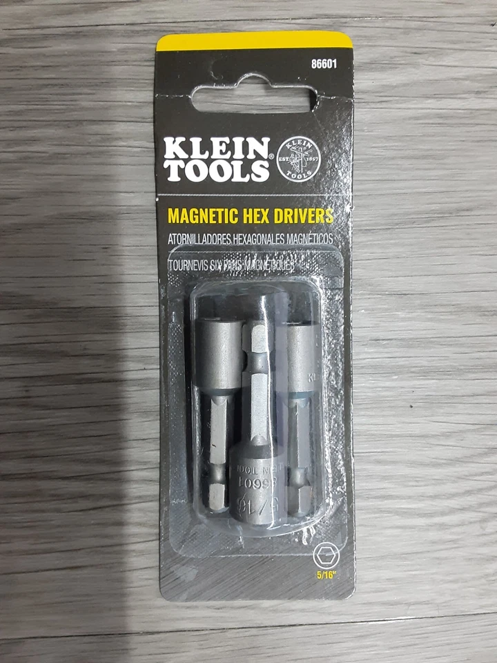 Klein Tool 5/16'' Magnetic Hex Drivers - 3 Pack - Image 1 of 1