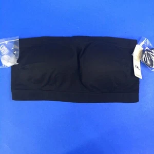 Truekind Bra 2XL Black Convertible Strapless Bandeau Bra Women - Picture 1 of 7