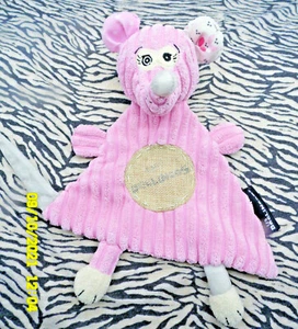 CB/ DOUDOU LES DEGLINGOS SOURIS ROSE  GRISE ETOILE FLEUR 26CM BON ETAT 6 DISPO - Picture 1 of 2