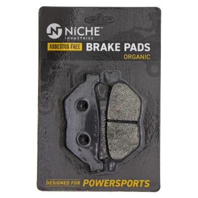 NICHE Brake Pad Set for Yamaha Raider Vmax V Star 950 Stryker Rear Organic - Image 1 of 4