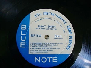Jimmy Smith Plays Pretty For You Rare 1957 LP Blue Note Records 1563 VG- VINYL - Picture 1 of 4