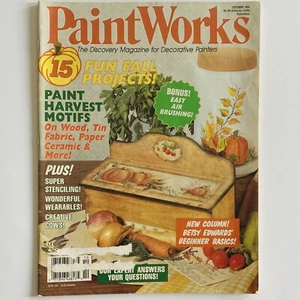 PaintWorks Decorative Painting Magazine October 1994 Issue 15 Fun Fall Projects - Picture 1 of 15