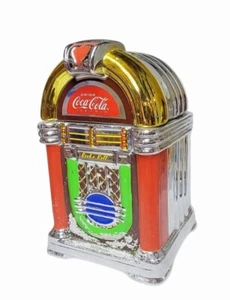 2002 Gibson Coca-Cola Brand Coke & A Song Ceramic Jukebox Collectible Cookie Jar - Picture 1 of 8