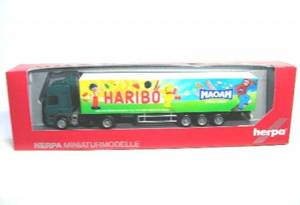 DAF CF Rimorchio Koffersattelzug HARIBO/MAOAM (NL) 1:87 Herpa - Immagine 1 di 1