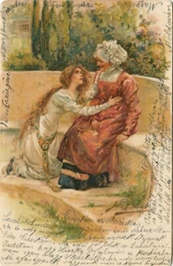 ROMEO & JULIET, SHAKESPEARE - Early Art Postcard - Picture 1 of 2