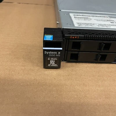 Lenovo System x3550 M5 4-Bay 2 x Xeon E5-2637 V3 3.5GHz 384GB- No Drives- 2 x PS - Image 1 of 3