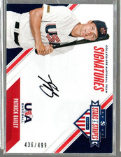 2020 USA Baseball Stars and Stripes CNT Black #1 Patrick Bailey Auto /499