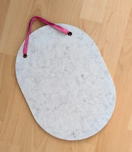 Grey Marble Effect Hanging Felt Enamel Pin Badge Display Board - Picture 1 of 3