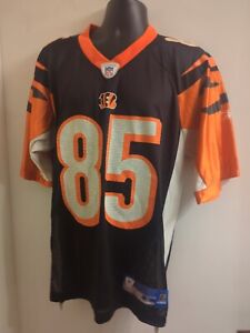 Reebok  Cincinnati Bengal Jersey NFL Team Gear Orange/Black 85 Men Size Small 