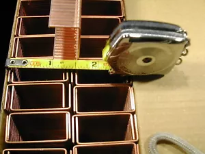 16 gauge 1-1/4" Crown Carton Closing Staples 2000/bx Copper Plated 5/8" Length - Picture 1 of 2