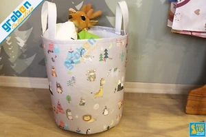 Spielzeugkorb Wäschekorb Aufbewahrungseimer Organizer Skandinavier Filz Kinderzimmer - Bild 1 von 6