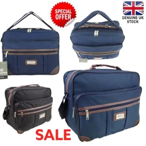 UNISEX HOLDALL LAPTOP IPAD CABIN BAG FLIGHT OVERNIGHT CASE TRAVEL BUSINESS WORK - Bild 1 von 14