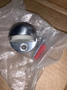 Floor Door Stopper Silver Floor Mount Door Stopper New! - Picture 1 of 2