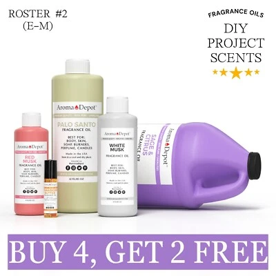 Fragrance Oils For Incense making Candles Diffusers Body Perfume Soap Bath Bombs - Image 1 of 4