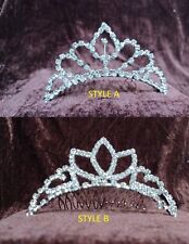 118 Pc W/Two Styles Wholesales Lots Crystal Flower Girls Princess Tiara Crown
