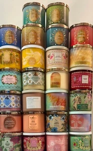 Bath and Body Works 3 Wick Candle 165 Scents To Choose From Fast Shipping - Picture 1 of 253