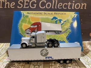 DG Productions Authentic Scale Replica 1:64 Die Cast Semi Truck Trailer FPL IOB - Bild 1 von 22