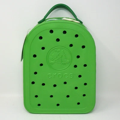 Crocs Small Mini Crocband Backpack 2.0 Lime Kelly Green Zipper Adjustable Straps - Image 1 of 4