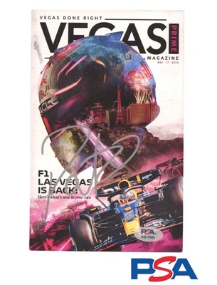Pato O'Ward Signed Autographed F1 Las Vegas Grand Prix Program McLaren PSA AUTO - Image 1 of 4
