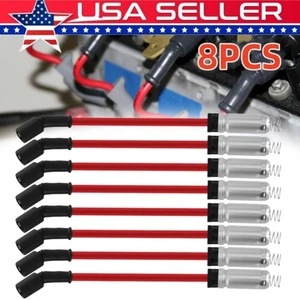 8 x 48322 Spark Plug Wires Set Performance For CHEVY GMC LS1 VORTEC 4.8 5.3 6.0L - Picture 1 of 10