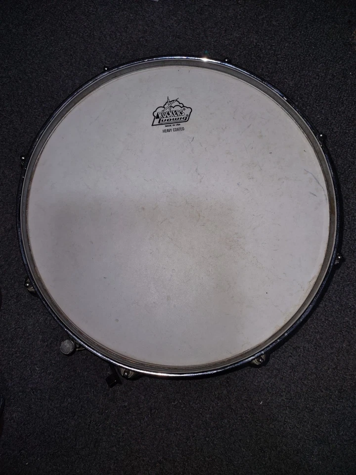 Ludwig 8 lugares rocker ressonante extrafino tarola transparente feita nos EUA - Imagem 1 de 4