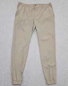 Pantalone in tessuto corretto uomo performance jogger cono leggero Carvico tortora taglia 42  - Foto 1 di 15