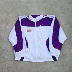 VTG Nike WCU Football Mens Size 2XL White Embroidered Jacket - Picture 1 of 3