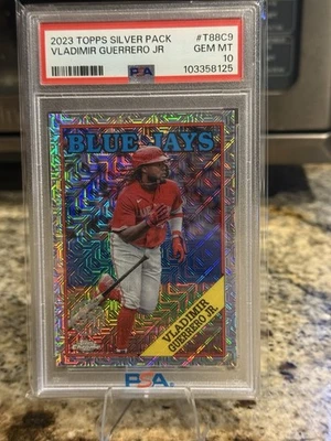 2023 Topps Series 1 -1988 Topps Chrome Silver Pack Vladimir Guerrero Jr. #T88C-9 - Image 1 of 2