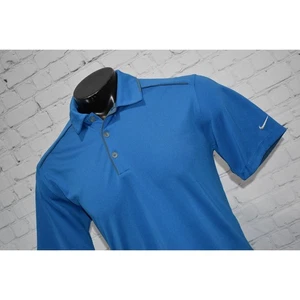 Nike Golf Poloshirt Herren Größe M Tour Performance Dri-Fit Polyester Blau - Bild 1 von 7