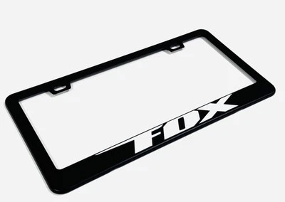 Marco de matrícula FOX | Metal negro | Street Racing Performance USA Motors Foto 1 de 3