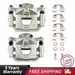 Juego de 2 pinzas de freno de disco traseras con soportes para Nissan Altima Máxima 2003-2008 - Imagen 1 de 16