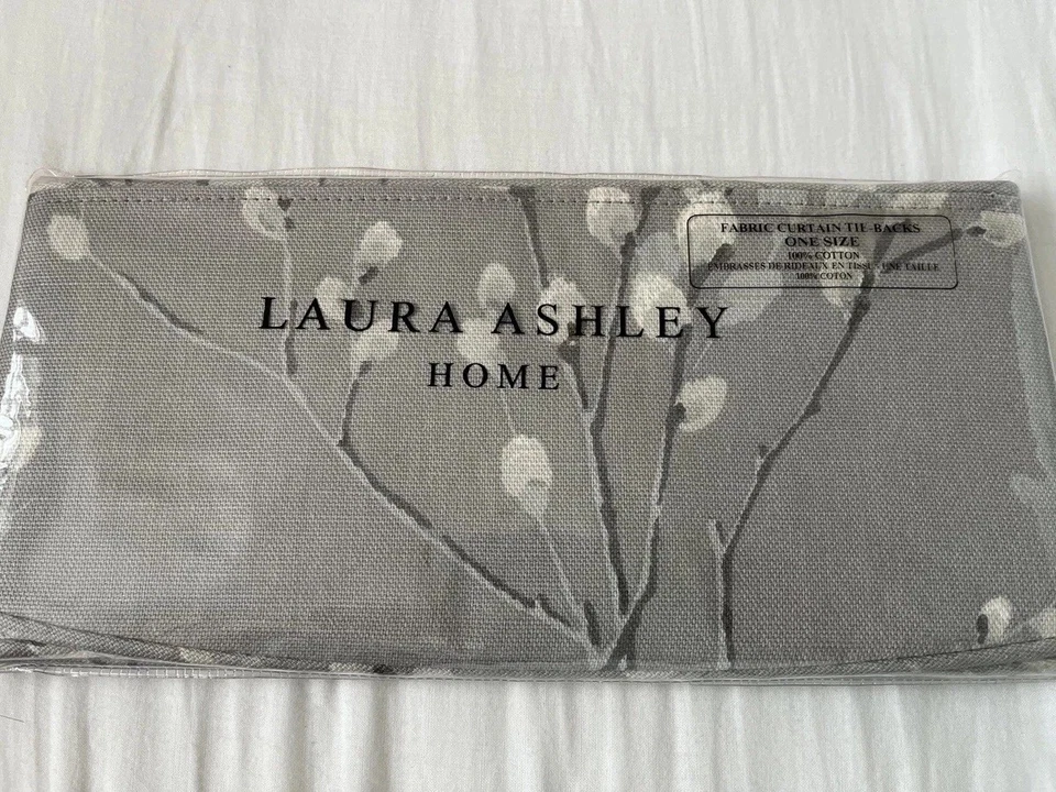 Laura Ashley Pussy Willow  Tie Backs in steel colour way BNIP RRP £15 - Image 1 of 1