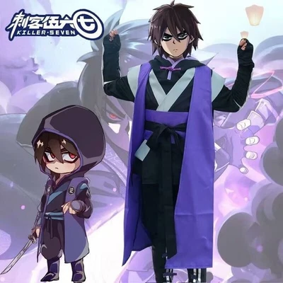 Disfraz de Cosplay de Anime de Tijera Siete Conjunto de Halloween para Adultos Foto 1 de 4