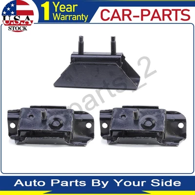 Kit de montaje de transmisión de motor de 3 piezas para Ford Bronco 1993 1992 1991 1990 1989 1988 1987 Foto 1 de 4