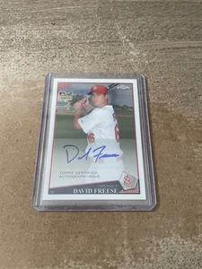 2009 Topps Chrome #230 David Freese Rookie AUTOGRAPH Auto - Picture 1 of 2