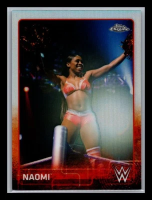 Naomi - 2015 Topps Chrome WWE Refractor #48 - DIVAS - wrestling card - Image 1 of 2
